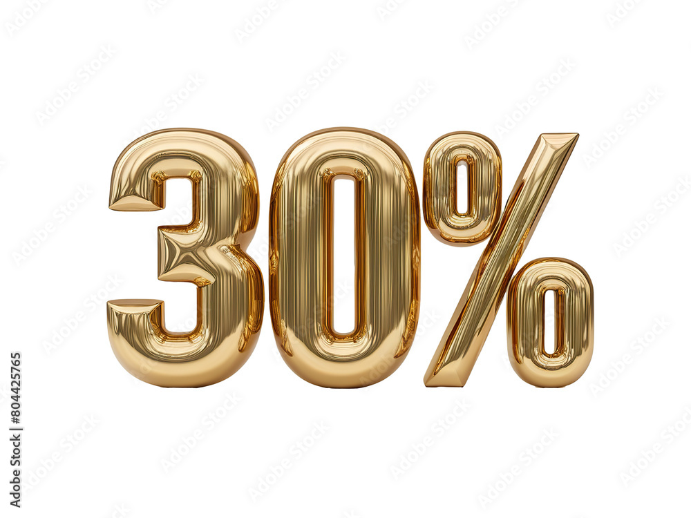 3D golden number 3D golden number