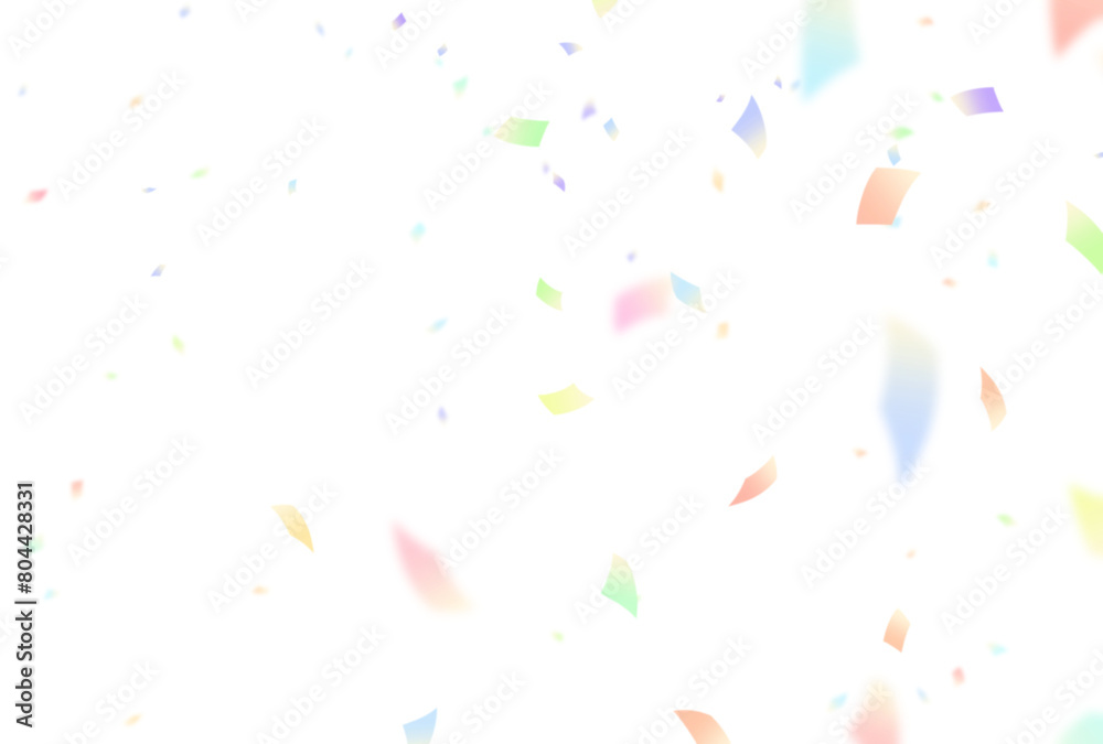 背景素材_紙吹雪_カラフル_パステルカラー 背景素材_紙吹雪_カラフル_パステルカラー