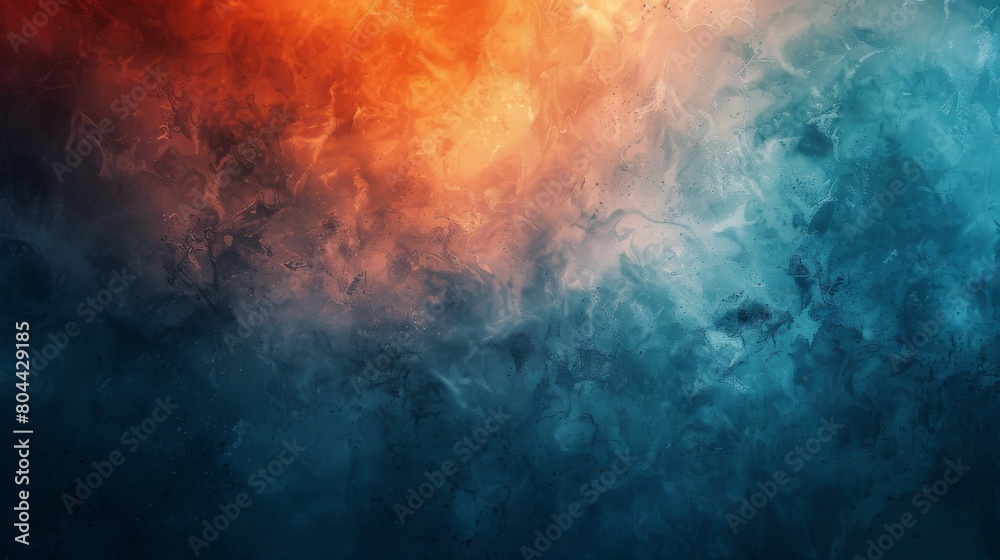 Abstract background with a dark blue purple sky and glowing clouds. Abstract fantasy concept banner, colorful, highly detailed, digital painting, artstation, sharp focus, studio photo