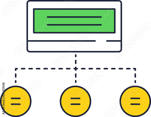 Trading icon business and finance exchange vector