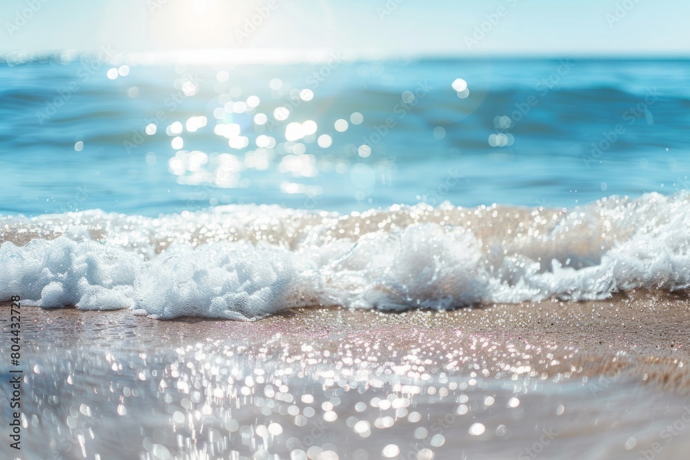 With each wave crest sparkling under the warm rays of the sun, the summer seawater invites travelers to immerse themselves in its refreshing embrace, promising an unforgettable getaway With each wave crest sparkling under the warm rays of the sun, the summer seawater invites travelers to immerse themselves in its refreshing embrace, promising an unforgettable getaway