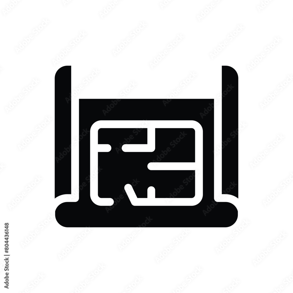 Construction Plan vector icon Construction Plan vector icon