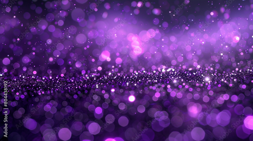 Royal Purple Twinkling Specks, Abstract Background for Luxurious Design Projects