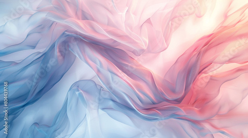 serene blend of soft pink and cerulean, ideal for an elegant abstract background
