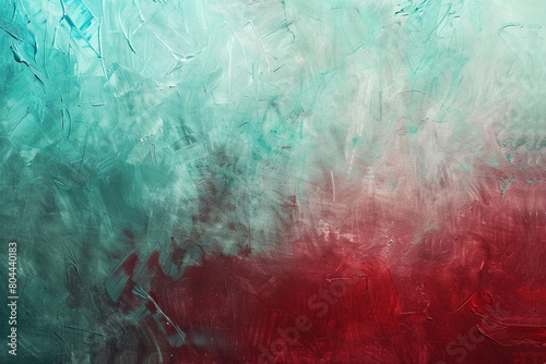 serene blend of turquoise and crimson, ideal for an elegant abstract background photo