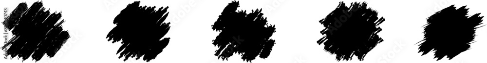 Set of black ink brush.Black paint brush spots . Ink smear .Paint brush stroke . Grunge brushes set.Grunge painted ink lines .Vector brush strokes collection .Black grunge stain . Set of black ink brush.Black paint brush spots . Ink smear .Paint brush stroke . Grunge brushes set.Grunge painted ink lines .Vector brush strokes collection .Black grunge stain .