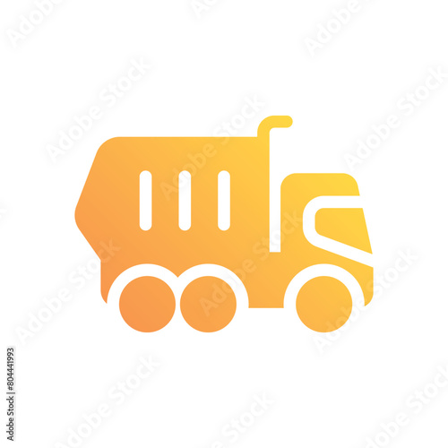 Dumping Truck vector icon