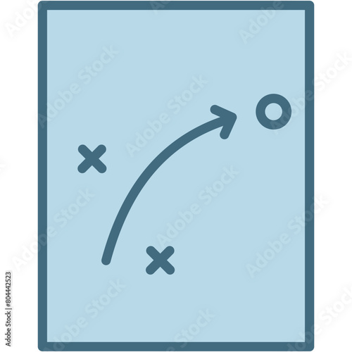 Business graph chart icon vector isolated on white