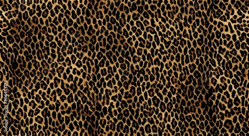 Leopard background animal skin modern stylish pattern, real hair