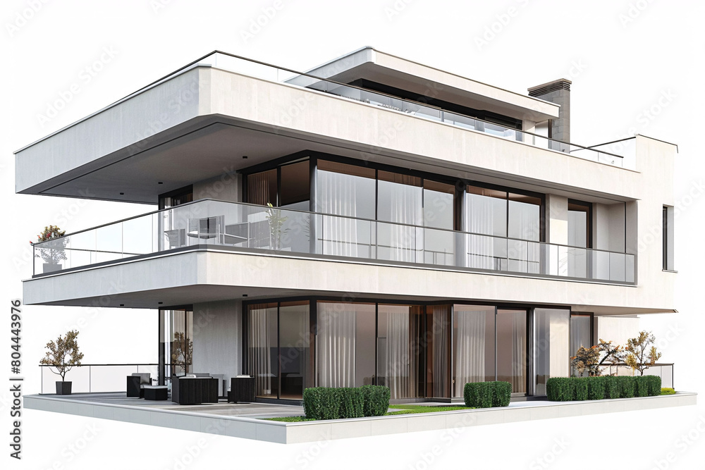 3d rendering of modern house, real estate business house house price concept illustration 3d rendering of modern house, real estate business house house price concept illustration