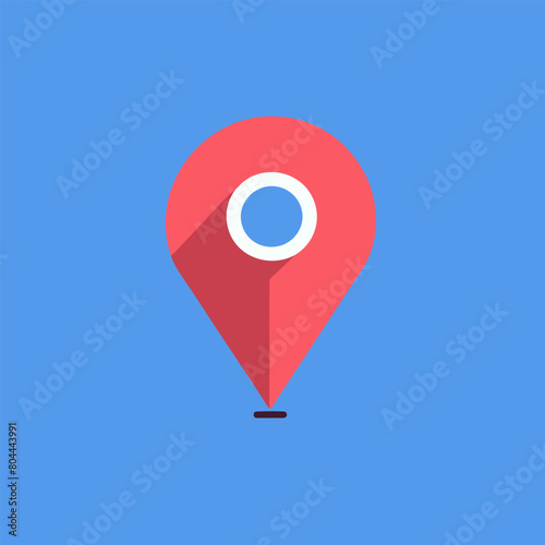 Free vector geotag address location spotter tag favicon icon logo symbol