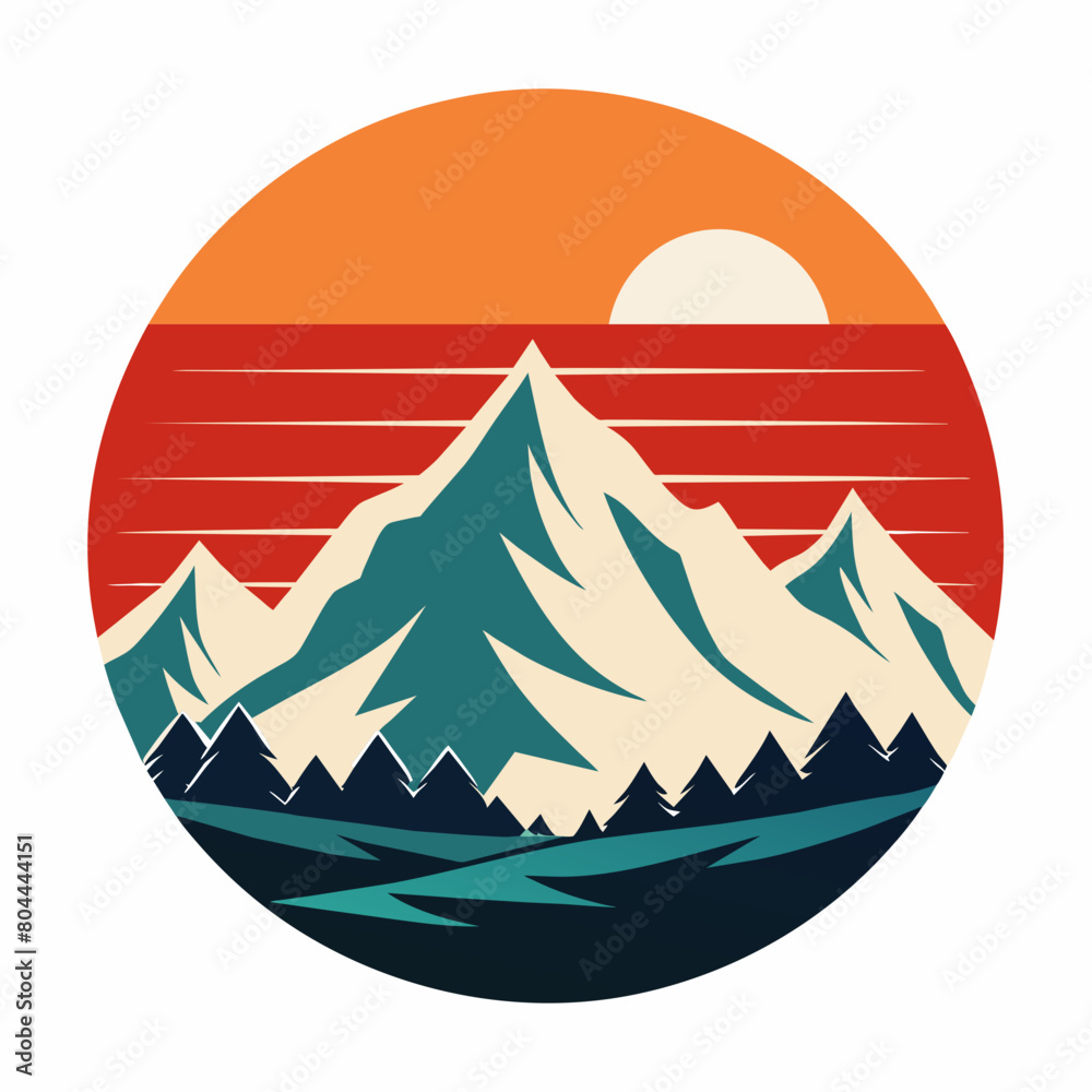Mountain landscape vector illustration. This is an editable file.
Mountain landscape vector illustration. This is an editable file.