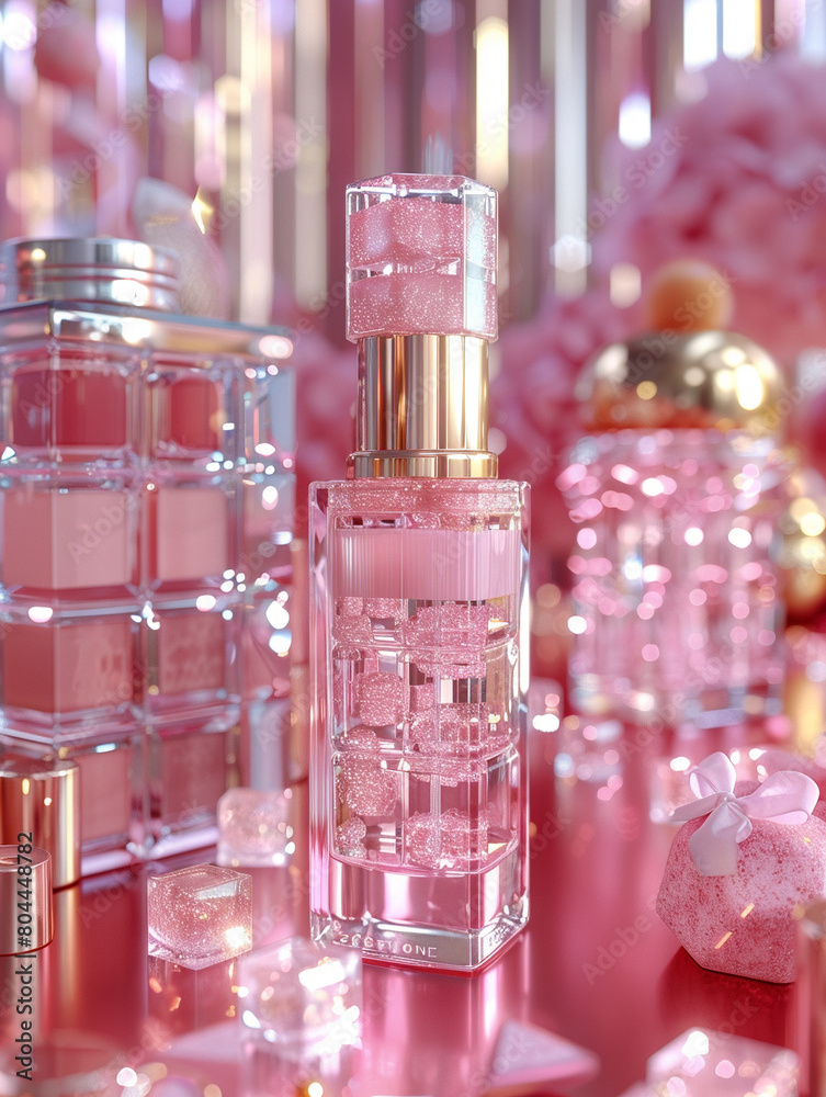 bottles of perfume on the table bottles of perfume on the table