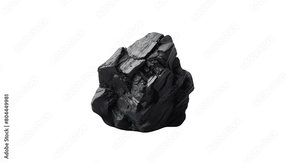 A piece of coal.