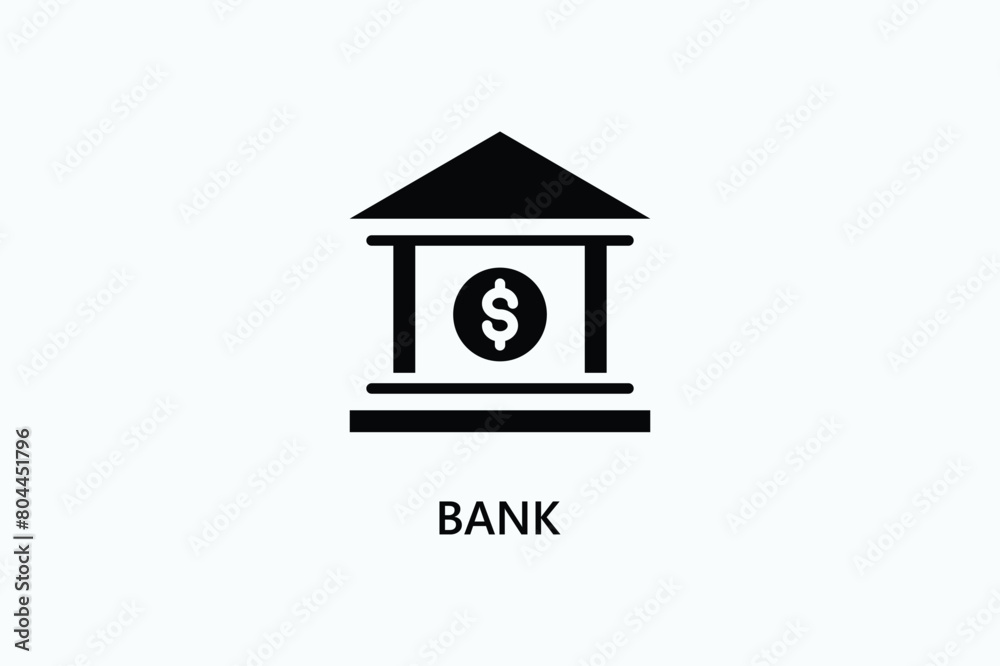 Bank Vector, Icon Or Logo Sign Symbol Illustration
Bank Vector, Icon Or Logo Sign Symbol Illustration