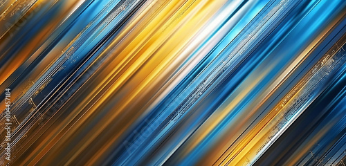 acute diagonal stripes of profound golden and azure  ideal for an elegant abstract background