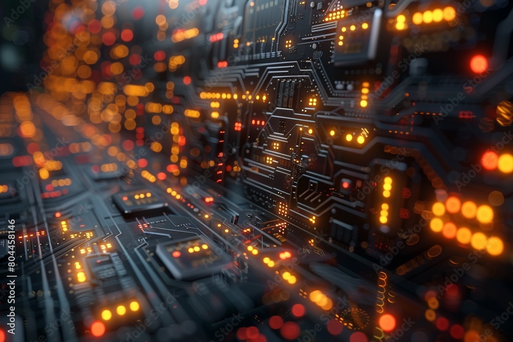 Close up of a computer circuit board Close up of a computer circuit board