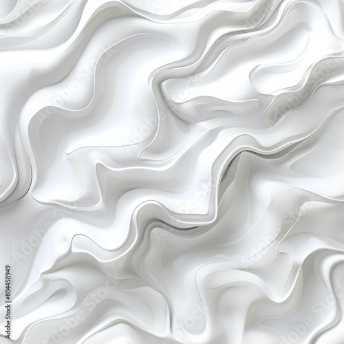 Arctic frost white wavy abstract texture, vividly isolated on a white background, HD quality. - Image #1 @Techwizard