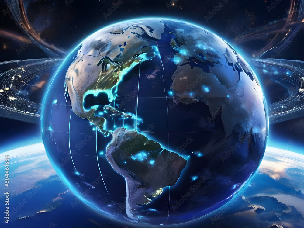 Fototapeta premium earth in space