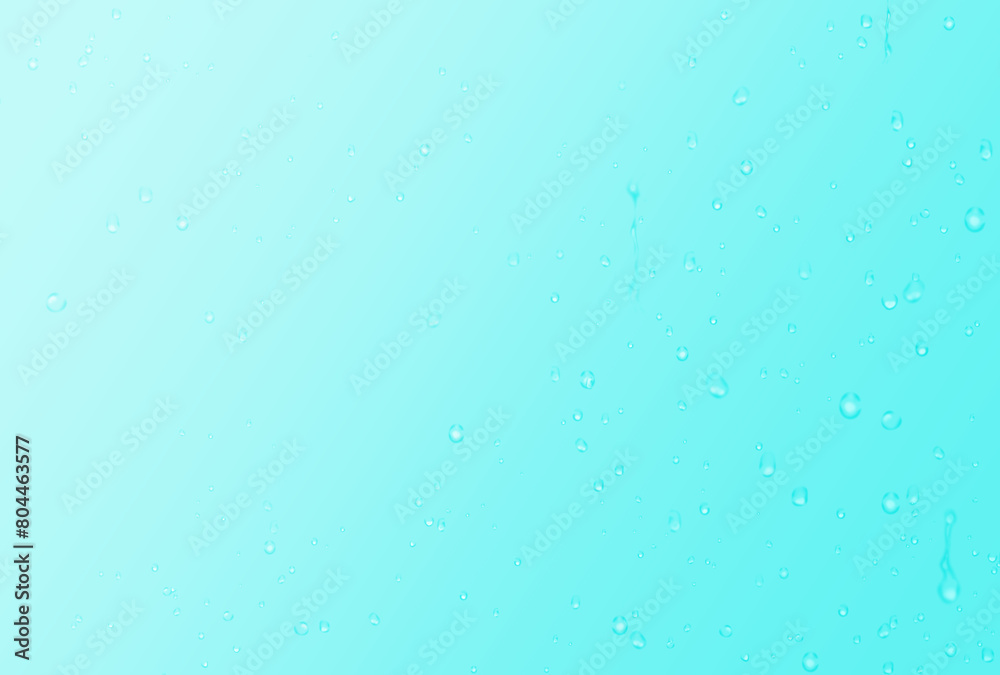 Naklejka premium 背景素材_結露_水色