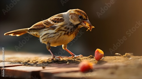 Bird, Sparrow, Hunting, Food, Eating, Nature © Moeen