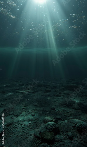Abstract interpretation of the ocean depths, captured with depth and intensity , Background Image For Website