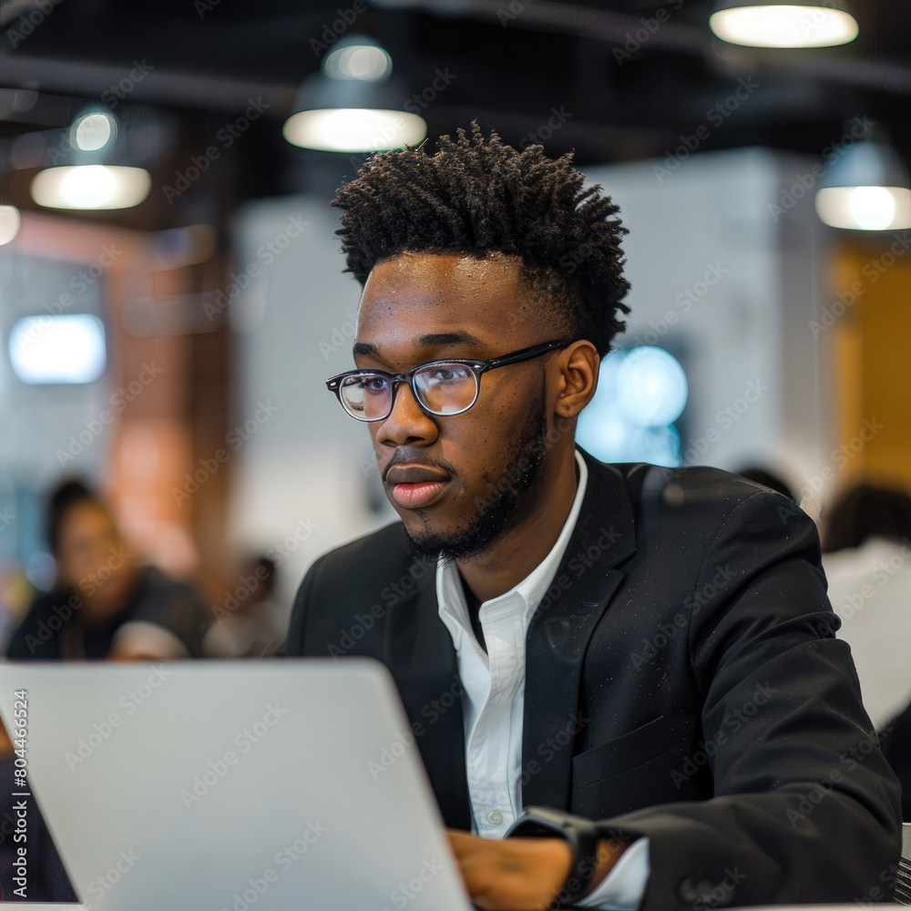 A young entrepreneur making business A young entrepreneur making business