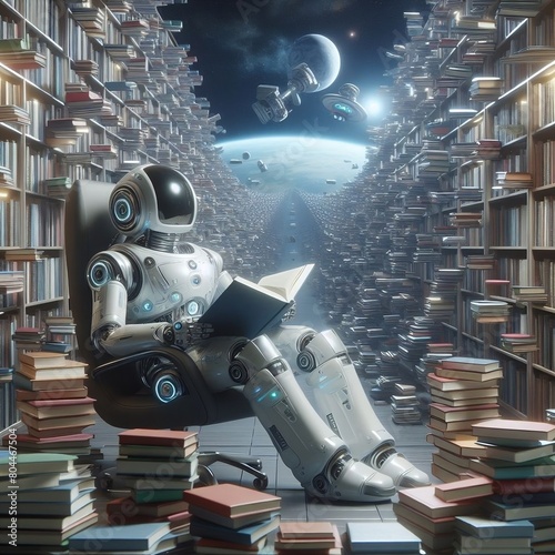 3d render of a stack of books