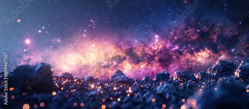 Multiple Stars Illuminate the Night Sky photo