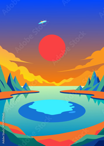  In the extremely barren north, there is a dark sea, which is the Heavenly Pond. There is a fish there, which is several thousand li in breadth