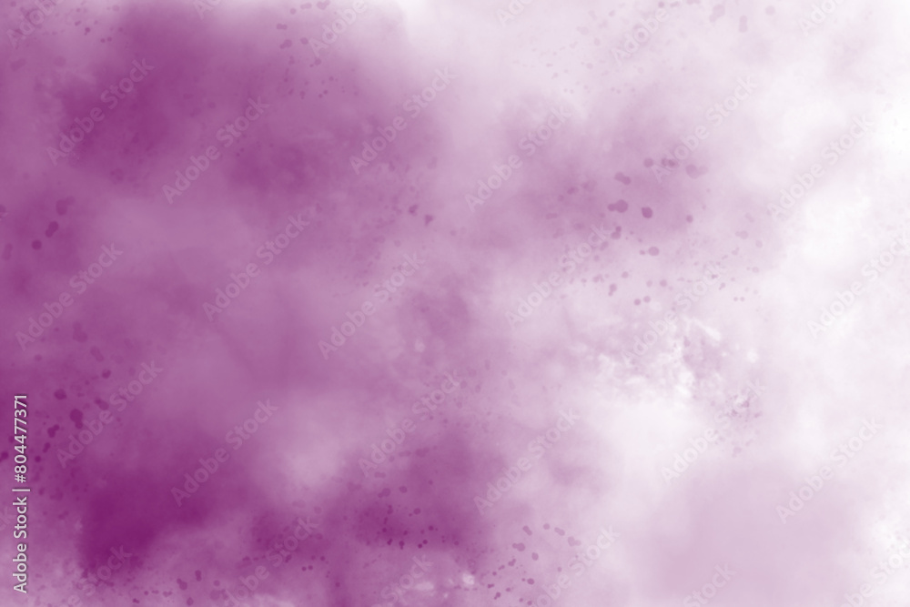 Abstract light purple color watercolor background. Watercolor background. Abstract watercolor cloud texture. Oil paint background.