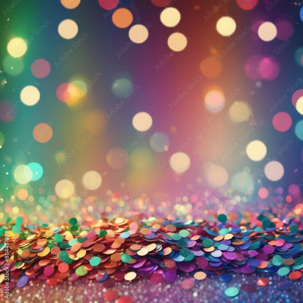 a colorful background with a bunch of glitter and a picture of a glitter and sparkles.