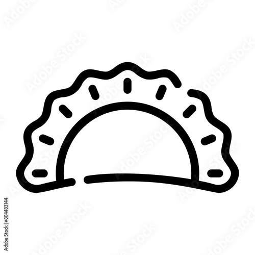 gyoza line icon