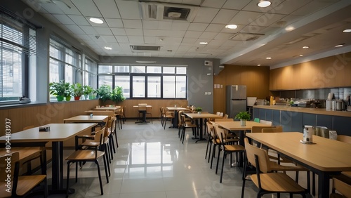 Comfortable office cafeteria
