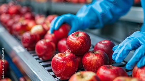 food quality assurance  ensuring apple safety and standards through quality control in a food testing lab