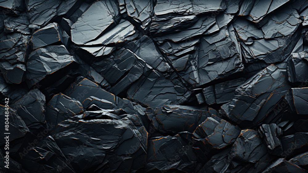 A Black Rock Texture Wallpaper With Abstract Designs In The Style of Darkest Academia Crumpled