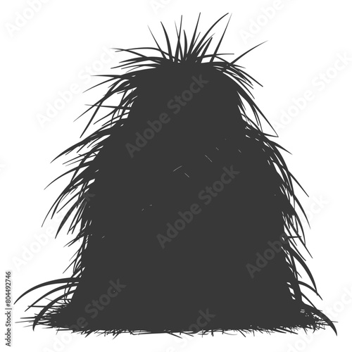 silhouette haystack full black color only