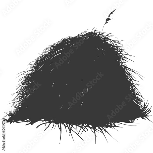 silhouette haystack full black color only
