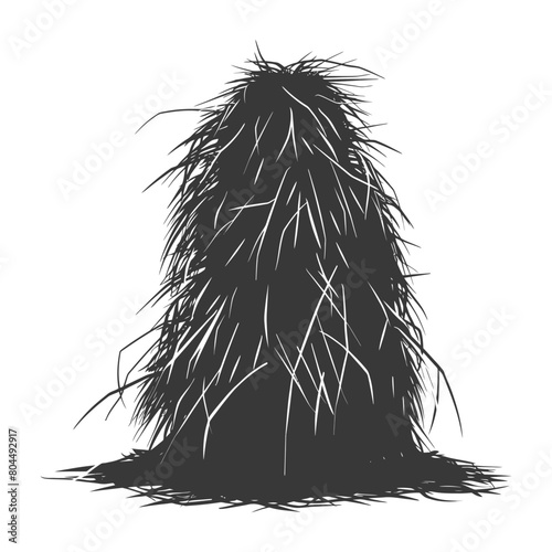 silhouette haystack full black color only
