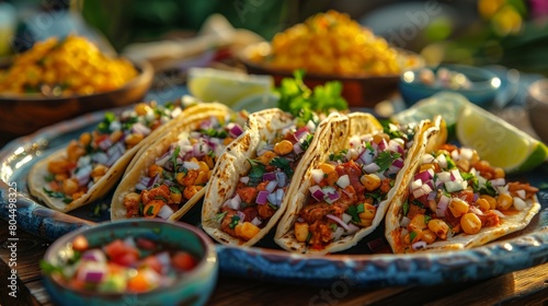 Vibrant Macro Capture of Corn Tortillas: Culinary Masterpiece in High-Quality Photography