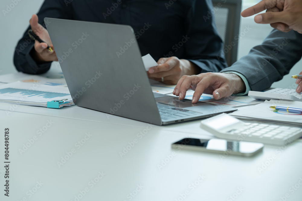 Fototapeta premium business people meeting for new project
