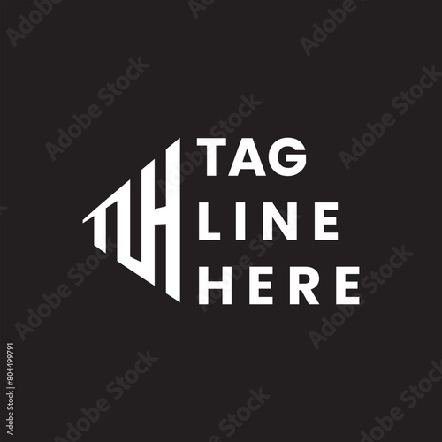 Slika na platnu TLH monogram logo letter symbol