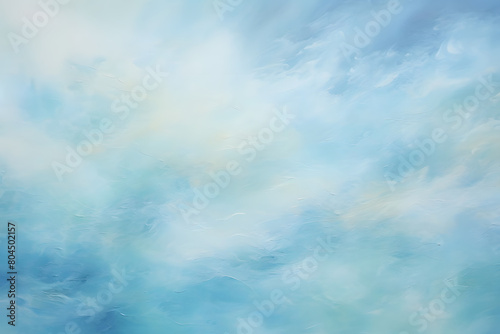 calming ocean fog  abstract landscape art  painting background  wallpaper  generative ai