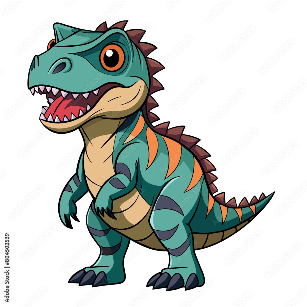 Fototapeta premium Cartoon Dinosaur illustration