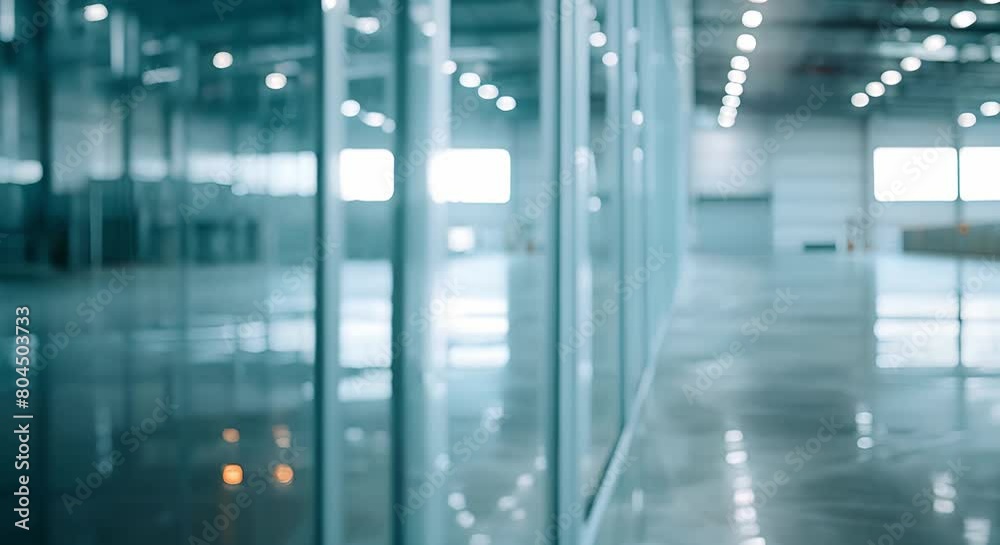 Glass hall in contemporary logistics facility or warehouse for modern industrial use. Concept Logistics Facility, Warehouse Design, Glass Hall, Industrial Architecture, Modern Features Glass hall in contemporary logistics facility or warehouse for modern industrial use. Concept Logistics Facility, Warehouse Design, Glass Hall, Industrial Architecture, Modern Features