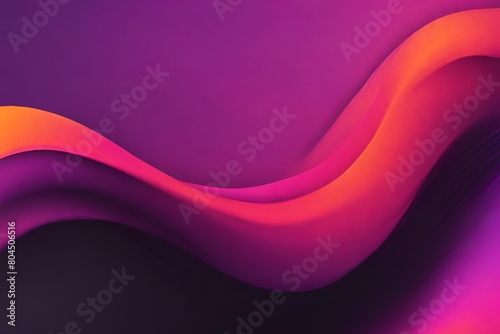Abstract grainy gradient background purple pink orange black glowing color wave dark backdrop noise texture banner poster header design