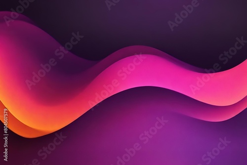 Abstract grainy gradient background purple pink orange black glowing color wave dark backdrop noise texture banner poster header design