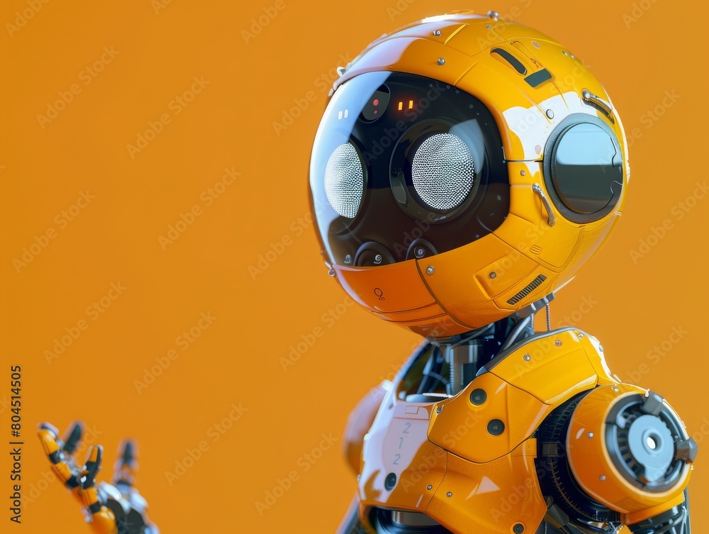 AI chatbot technology in tiger orange and corn yellow interface, responds to messages and creates content with cyan blue prompt. AI chatbot technology in tiger orange and corn yellow interface, responds to messages and creates content with cyan blue prompt.