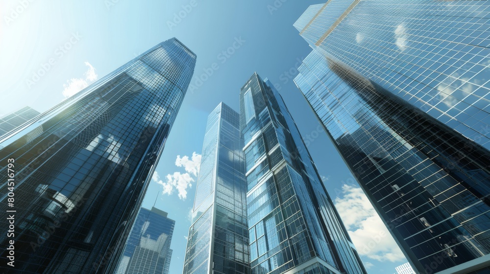 The Modern Glass Skyscrapers