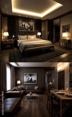 luxury dark interior